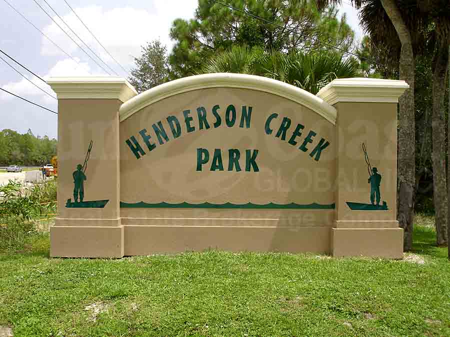 HENDERSON CREEK PARK Signage